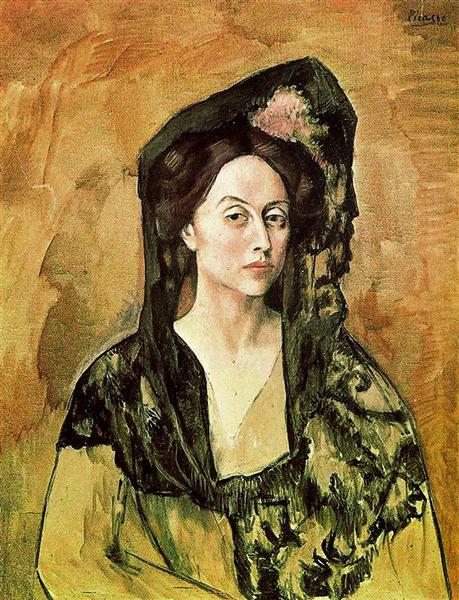 Pablo Picasso Classical Oil Painting Portrait Of Madame Canals